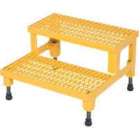 Plate-forme ajustable Step-Mate, 2 marche(s), 23-13/16" la x 22-7/8" lo x 15-1/4" h, Capacit&eacute; 500 lb MAS Chibougamau