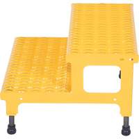 Plate-forme ajustable Step-Mate, 2 marche(s), 23-13/16" la x 22-7/8" lo x 15-1/4" h, Capacit&eacute; 500 lb MAS Chibougamau