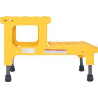 Plate-forme ajustable Step-Mate, 2 marche(s), 23-13/16" la x 22-7/8" lo x 15-1/4" h, Capacit&eacute; 500 lb MAS Chibougamau