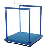 Plateforme de travail Posi-Crank ergonomique avec tapis anti-fatigue, 36" la x 72" pr, Capacit&eacute; de 500 lb, Enti&egrave;rement soud&eacute; MAS Chibougamau