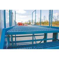 Snow Ladder, Steel, 10 Steps, 99" H, 85-1/2" D, 48" Step, Serrated MAS Chibougamau