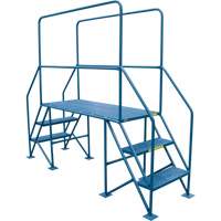 Crossover Ladder, 35-1/2" Overall Span, 31-1/2" H x 22" D, 22" Step Width MAS Chibougamau