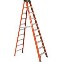 Step Ladder, 10', Fibreglass, 375 lbs. Capacity, Type 1AA MAS Chibougamau