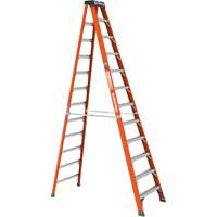 Step Ladder, 12', Fibreglass, 375 lbs. Capacity, Type 1AA MAS Chibougamau