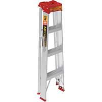 Step Ladder, 4', Aluminum, 200 lbs. Capacity, Type 3 MAS Chibougamau