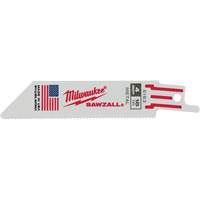 Sawzall&reg; Reciprocating Saw Blade, Bi-Metal, 18 TPI, 4" L x 3/4" W MAS Chibougamau