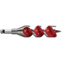 Longue m&egrave;che h&eacute;licoidale pour perceuse, Diam&egrave;tre de 1-1/4, Cannelure 4", Tige 7/16" hexagonal MAS Chibougamau