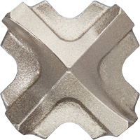 Foret &agrave; 4 cannelures pour perceuse &agrave; percussion MX4, 7/8", Tige SDS-Plus, Carbure MAS Chibougamau