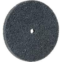 Meule homog&egrave;ne &agrave; faible densit&eacute; de s&eacute;rie 500 Standard Abrasives, 3" x 1/4", Arbre de 1/4", Grain de Fin, Carbure de silicium MAS Chibougamau