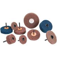Meule Buff & Blend Standard Abrasives, 3" dia. x 1/4" la, Arbre 1/4", Oxyde d'aluminium MAS Chibougamau
