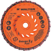 Meule &agrave; lamelles Enduro-Flex 2-in-1, 4-1/2" x 5/8"-11, Grain 80, C&eacute;ramique MAS Chibougamau