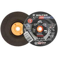 PIPEFITTER Grinding Wheel, 5" x 3/32", 5/8"-11 Arbor, Aluminum Oxide, Type 27 MAS Chibougamau