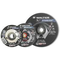 Disque pour meulage et tronçonnage STAINLESS, 4-1/2" x 1/4", Arbre de 5/8"-11, Type 28S, Oxyde d'aluminium, 13 300 Tr/min MAS Chibougamau