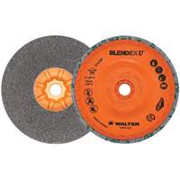 Brosse coupe de finition Blendex U, 5" dia., Grain Fin, Carbure de silicium MAS Chibougamau