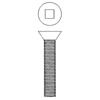 Flat Head Machine Screws