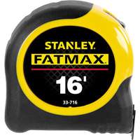 Ruban &agrave; mesurer FatMax, 1-1/4" x 16', Marques de goujon  MAS Chibougamau