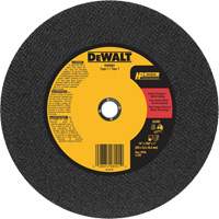 General Purpose Metal Cutting Chop Saw Wheel, 14" x 7/64", 1" Arbor, Type 1, Aluminum Oxide, 4300 RPM MAS Chibougamau
