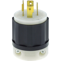 Dispositif verrouillable de qualit&eacute; industrielle, Nylon, 20 A, 125 V/250 V, L14-20P MAS Chibougamau