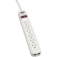 Protect-It Surge Suppressors, 6 Outlets, 720 J, 1800 W, 4' Cord MAS Chibougamau