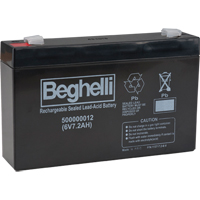 Sealed Lead Acid Batteries, 6 V, 7.2 Ah MAS Chibougamau
