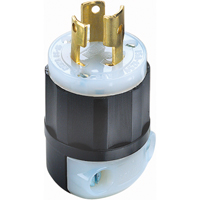 Dispositif verrouillable de qualit&eacute; industrielle, Nylon, 15 A, 125 V, L5-15P MAS Chibougamau