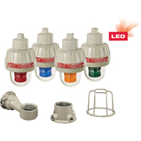 Explosion-Proof LED Warning Lights With XLT Technology, Continuous/Flashing, Amber MAS Chibougamau