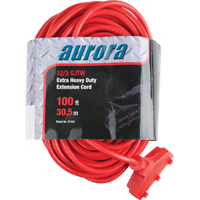 Cordon rallonge en vinyle, Ext&eacute;rieur, SJTW, AWG 12/3, 15 A, 3 prise(s), 100' MAS Chibougamau