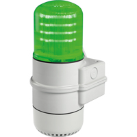 Streamline&reg; Modular Multifunctional LED Beacons, Continuous/Flashing/Rotating, Green MAS Chibougamau
