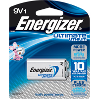 Lithium Batteries, 9 V MAS Chibougamau