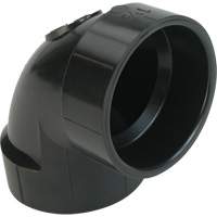 Raccord en coude 90°, Noeud x noeud, Plastique, 1-1/4" MAS Chibougamau