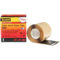 Scotch&reg; Cable Jacket Repair Tape, 51 mm (2") x 1.8 m (6'), Black, 60 mils MAS Chibougamau