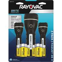 Brite Essentials Flashlight Pack, LED, 40/26 Lumens, D/AA Batteries MAS Chibougamau
