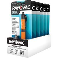 Brite Essentials Pocket Penlight, LED, 3 Lumens, Aluminum Body, AAA Batteries, Included MAS Chibougamau