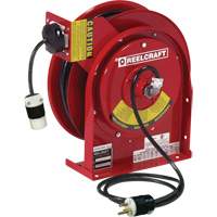 Power Cord Reel, 45', SJEOOW, 12 Gauge, 20 A MAS Chibougamau