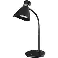 Desk Lamp, 6 W, LED, 16" Neck, Black MAS Chibougamau
