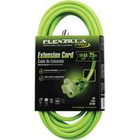 Cordon rallonge industriel Flexzilla Pro, Toutes saisons, SJTW, AWG 14/3, 15 A, 25' MAS Chibougamau