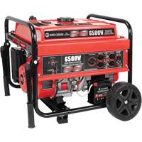 G&eacute;n&eacute;ratrice &agrave; essence &agrave; d&eacute;marrage &eacute;lectrique avec ensemble de roues, 6500 W de surtension, 5000 W nominale, 120 V/240 V, R&eacute;servoir de 20 L MAS Chibougamau