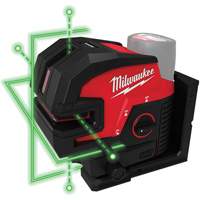 Laser vert &agrave; lignes crois&eacute;es et 4 points daplomb M12 MAS Chibougamau