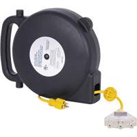 JPCR-1450 ABS Extension Cord Reel, Indoor/Outdoor, SJTW, 14 AWG, 13 A, 45' MAS Chibougamau