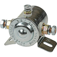 Grounded Continuous-Duty Solenoid Relay, Mini-Breaker, 12 V MAS Chibougamau