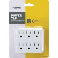Power Tap, 6 Outlet(s), 15 A, 1875 W, 125 V MAS Chibougamau