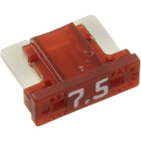 LP MINI&reg; Series Automotive Blade Fuse, Cartridge, 7.5 Amps, 58 V MAS Chibougamau