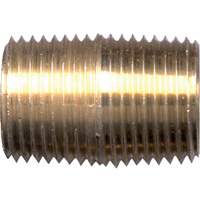 Close Nipple, Brass, 1/4", NPT MAS Chibougamau