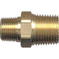 Mamelon de r&eacute;duction hexagonal, Laiton, 1/2" x 3/8", NPT x NPT MAS Chibougamau