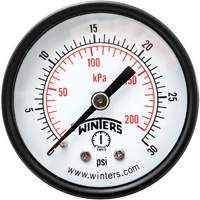 Manom&egrave;tre &eacute;conomique,  2", 0 - 30 psi, Fixation arri&egrave;re, Analogique MAS Chibougamau