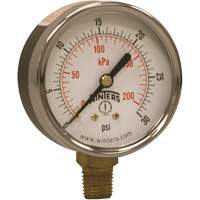 Manom&egrave;tre &eacute;conomique,  2-1/2", 0 - 30 psi, Fixation inf&eacute;rieure, Analogique MAS Chibougamau
